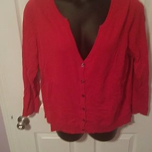 18/20 2x red cardigan lane Bryant